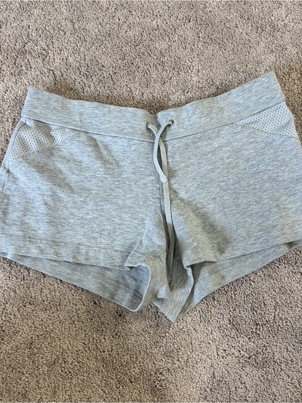 Express Heather Gray Athletic Lounge Shorts with Drawstring
